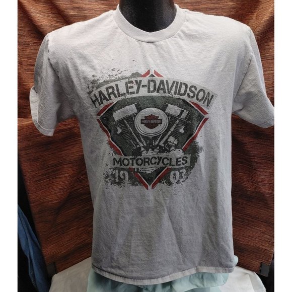 Billabong Harley Davidson Core Fit California Republic T-shirt L - Picture 1 of 3